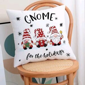Gnome For the Holidays Pillow Cover